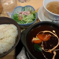鹿児島中央駅エリア。管理賃貸マンション近くにて、牛タン（ビーフシチュー定食）食べました！